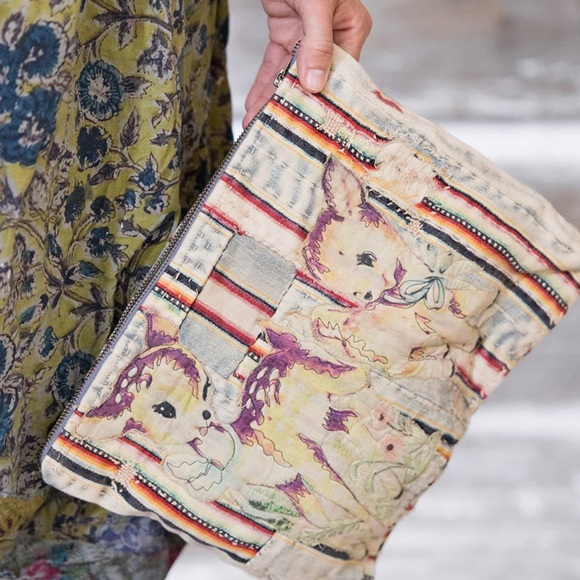 Magnolia Pearl Dama Dama Pouch Zip Up in Albuquerque dyed yarn NWT O/S - Picture 2 of 3